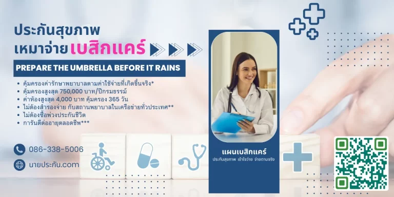 ประกันสุขภาพเหมาจ่าย อลิอันซ์ อยุธยา ประกันภัย ไม่ต้องซื้อพ่วงประกันชีวิต เบี้ยถูก คุ้มครองการเจ็บป่วย อุบัติเหตุ คุ้มครองทันที ผู้ป่วยใน ผู้ป่วยนอก IPD OPD